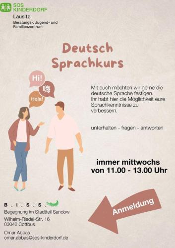 Prospekt Deutsch Sprachkurs - immer mittwochs