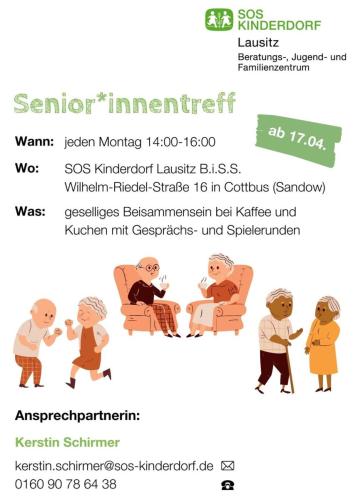 Prospekt Senioren Treffen - jeden Montag